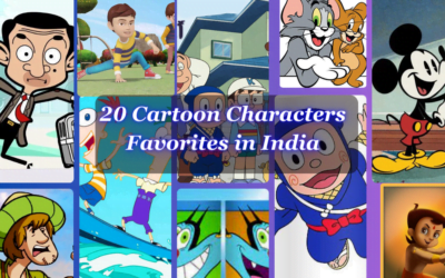 What are the top 20 Cartoon Characters in India?